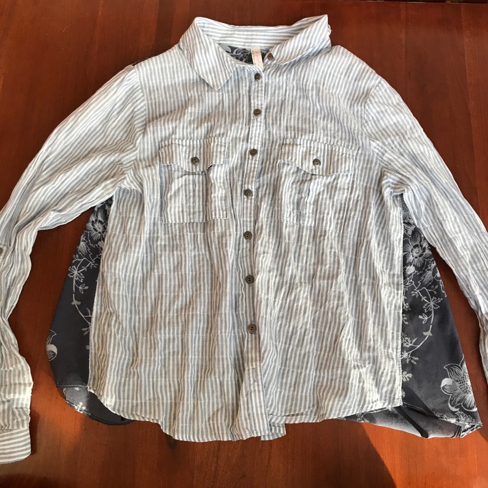 Free people button down